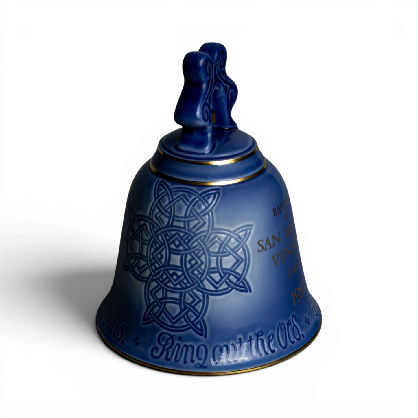 Bing&Grøndahl Royal Copenhagen Porcellana Campana del Giubileo "Basilica di San Marco Venezia" cod BGCG 1987 cm 13
