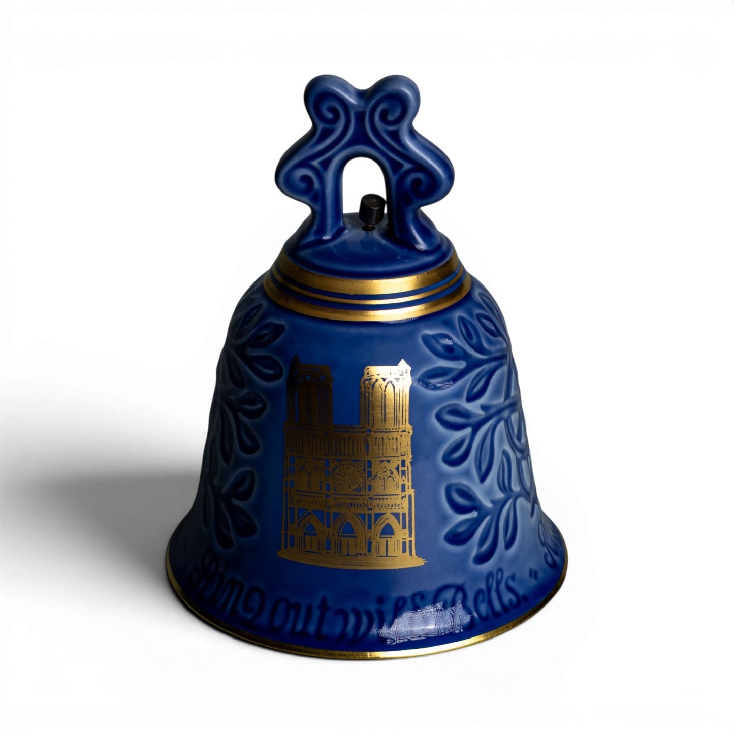 Bing&Grøndahl Royal Copenhagen Porcellana Campana del Giubileo "Notre-Dame de Paris" cod BGCG 1978 cm 13