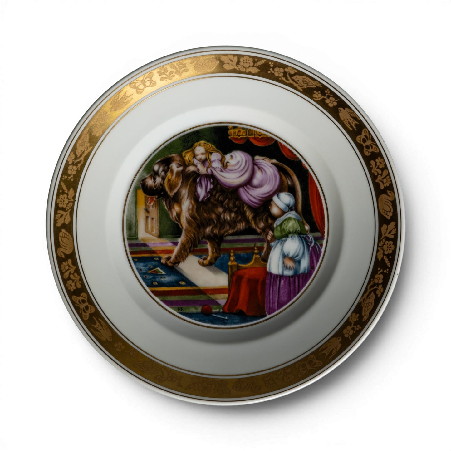 Royal Copenhagen Piatto in Porcellana H.C.Andersen "L'Acciarino Magico" Ed. Limitata cm 19