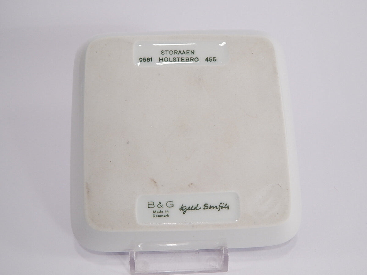 Bing&Grondahl ciotola svuotatasche Storaaen Holstebro paesaggio danese BG 9561/455, pezzo da collezione