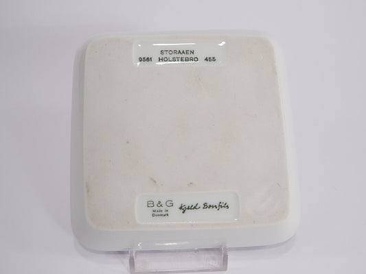 Bing&Grondahl ciotola svuotatasche Storaaen Holstebro paesaggio danese BG 9561/455, pezzo da collezione