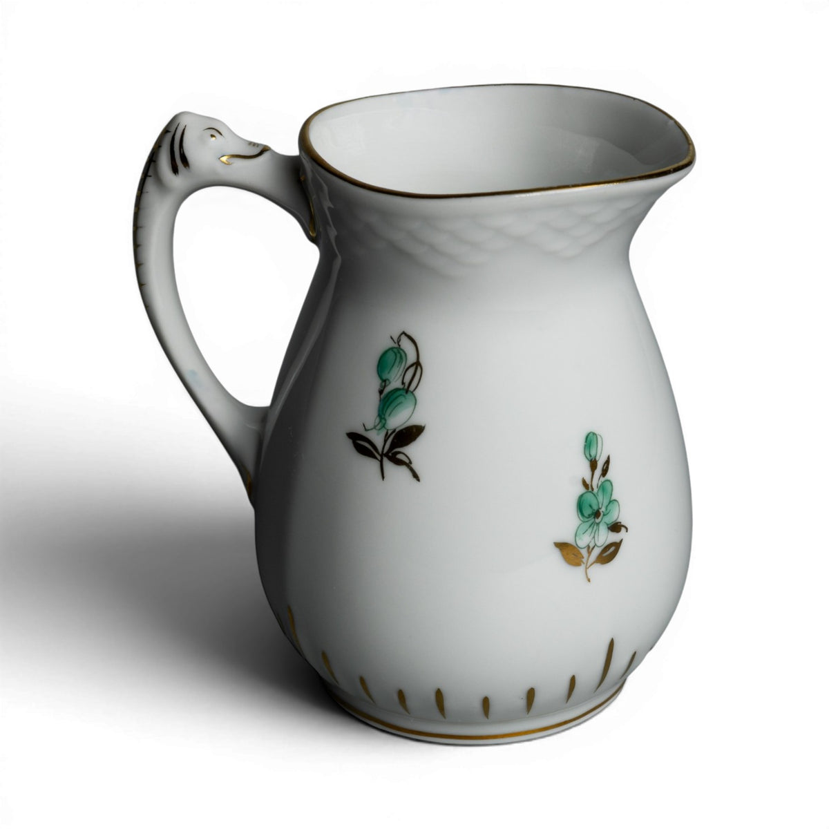 Bing&Grondahl lattiera Ofelia porcellana 189, marchio Bing&Grondahl con le Tre Torri sul fondo