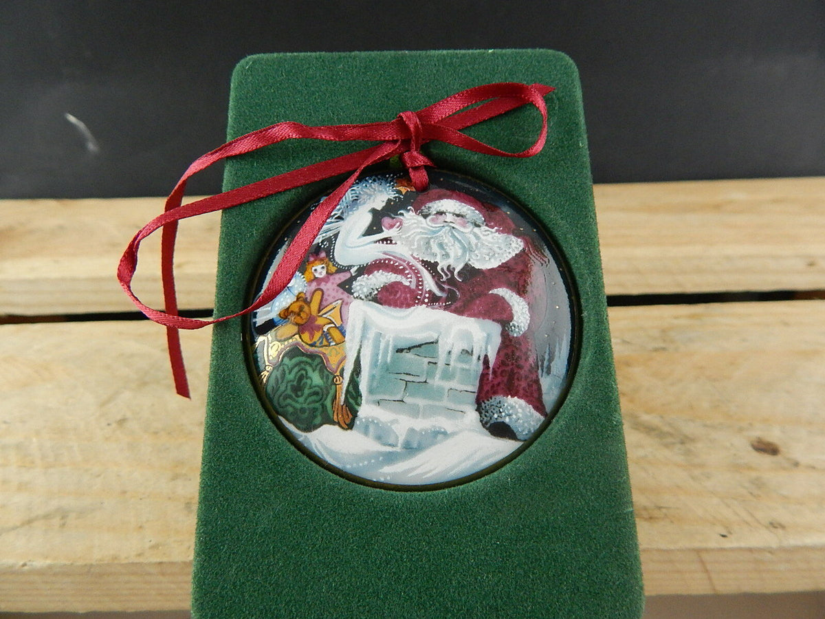 Bing&Grondahl ornamento di Natale Christmas Around the World 1992 in porcellana