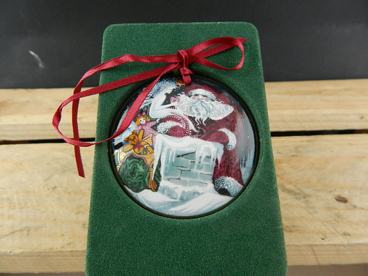 Bing&Grondahl ornamento di Natale Christmas Around the World 1992 in porcellana