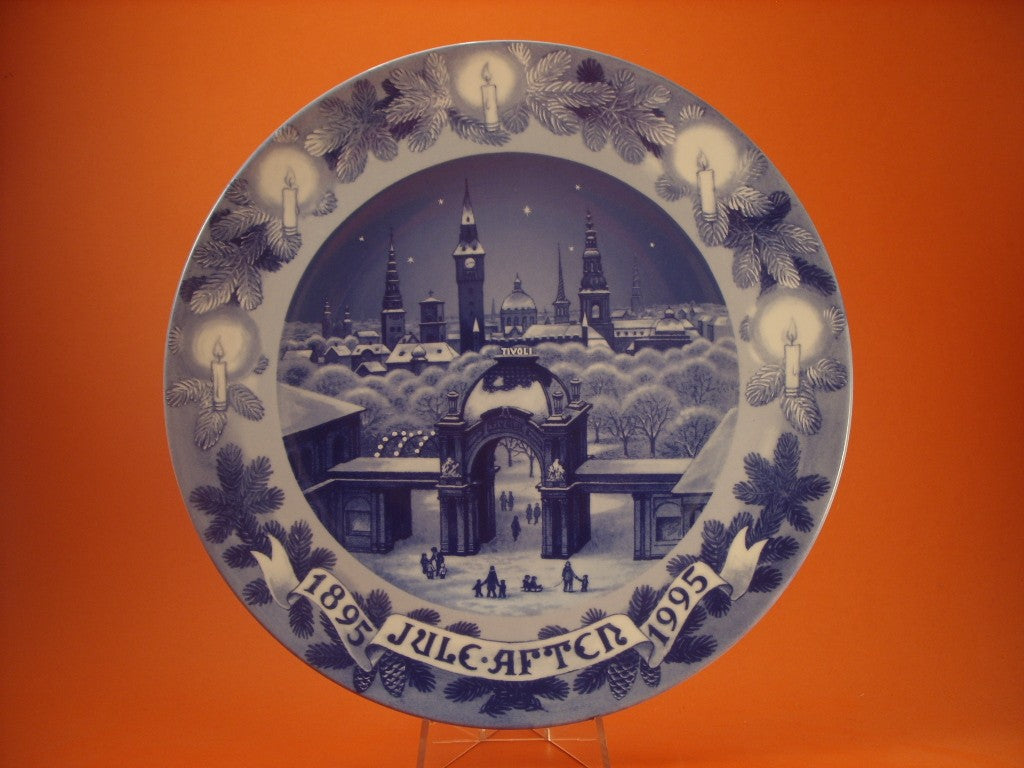 Piatto del Giubileo Bing&Grondahl 1895-1995 in porcellana