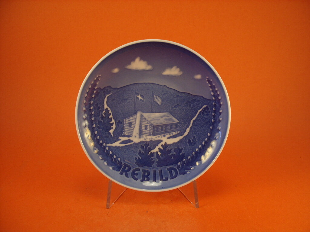 Bing&Grondahl piatto dedicato al Parco Nazionale Danese di Rebild, porcellana danese 15cm