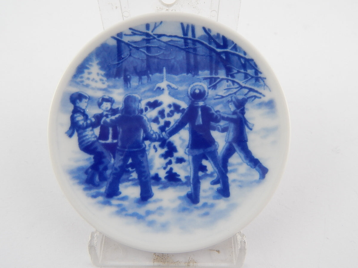 Bing&Grondahl Plaquette Annuale 2007 Nuovo Scatola porcellana dipinta a mano, 8cm