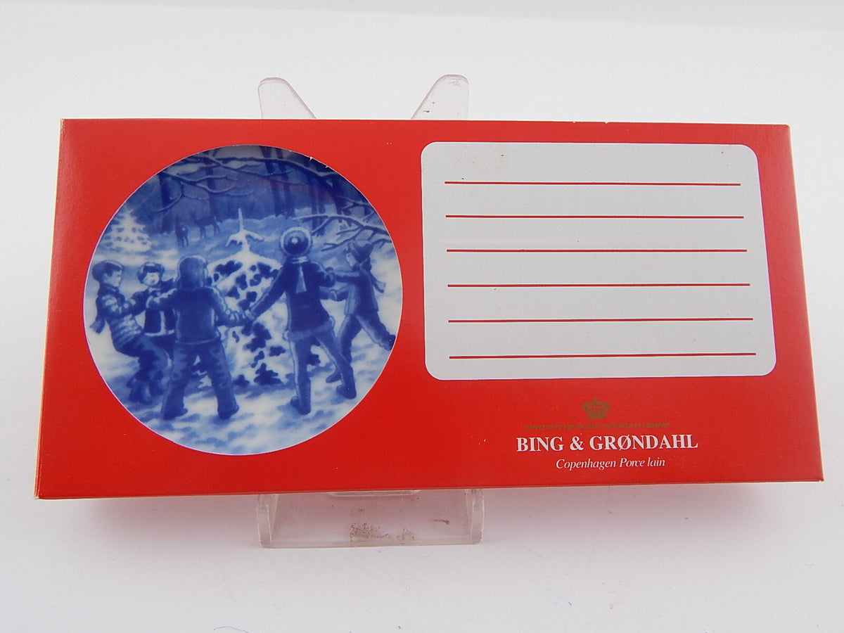 Bing&Grondahl Plaquette Annuale 2007 Nuovo Scatola decorazione porcellana da collezione, 8cm