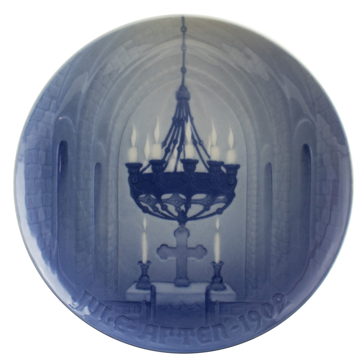 Bing&Grondahl Royal Copenhagen Piatto di Natale porcellana dipinta a mano, 18 cm