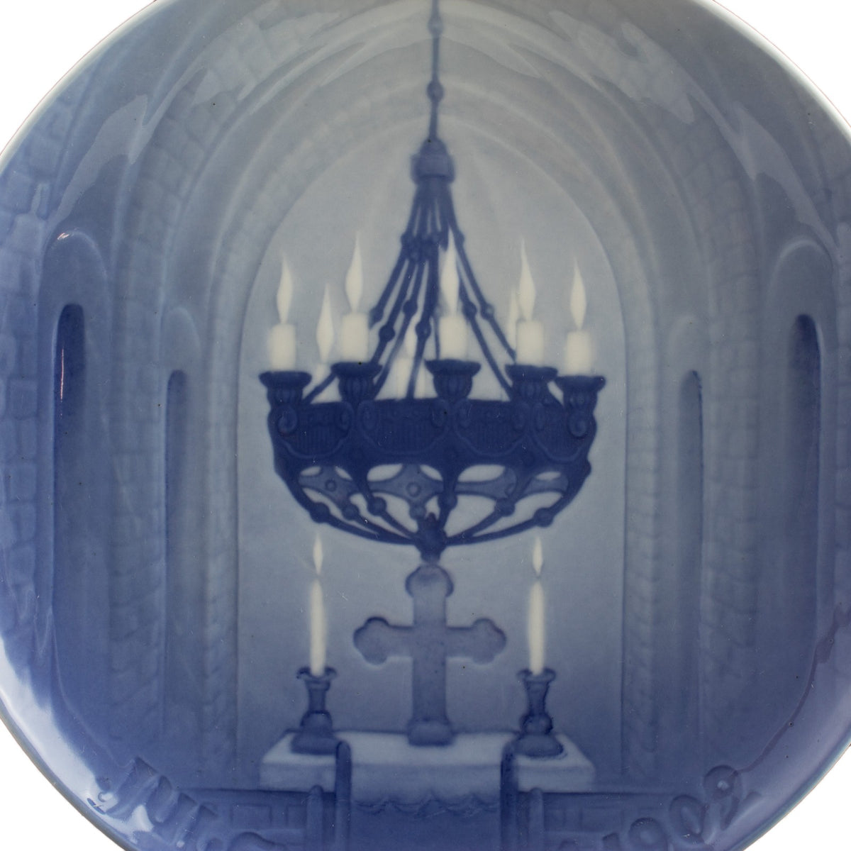 Royal Copenhagen Piatto di Natale Bing&Grondahl porcellana autentica, 18 cm