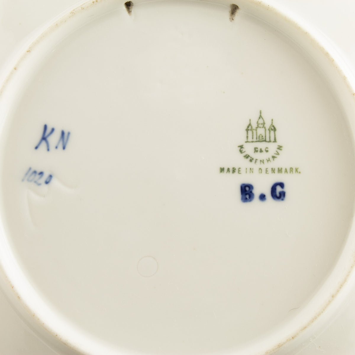 Royal Copenhagen Piatto di Natale porcellana pezzo da collezione, 1902, 18 cm