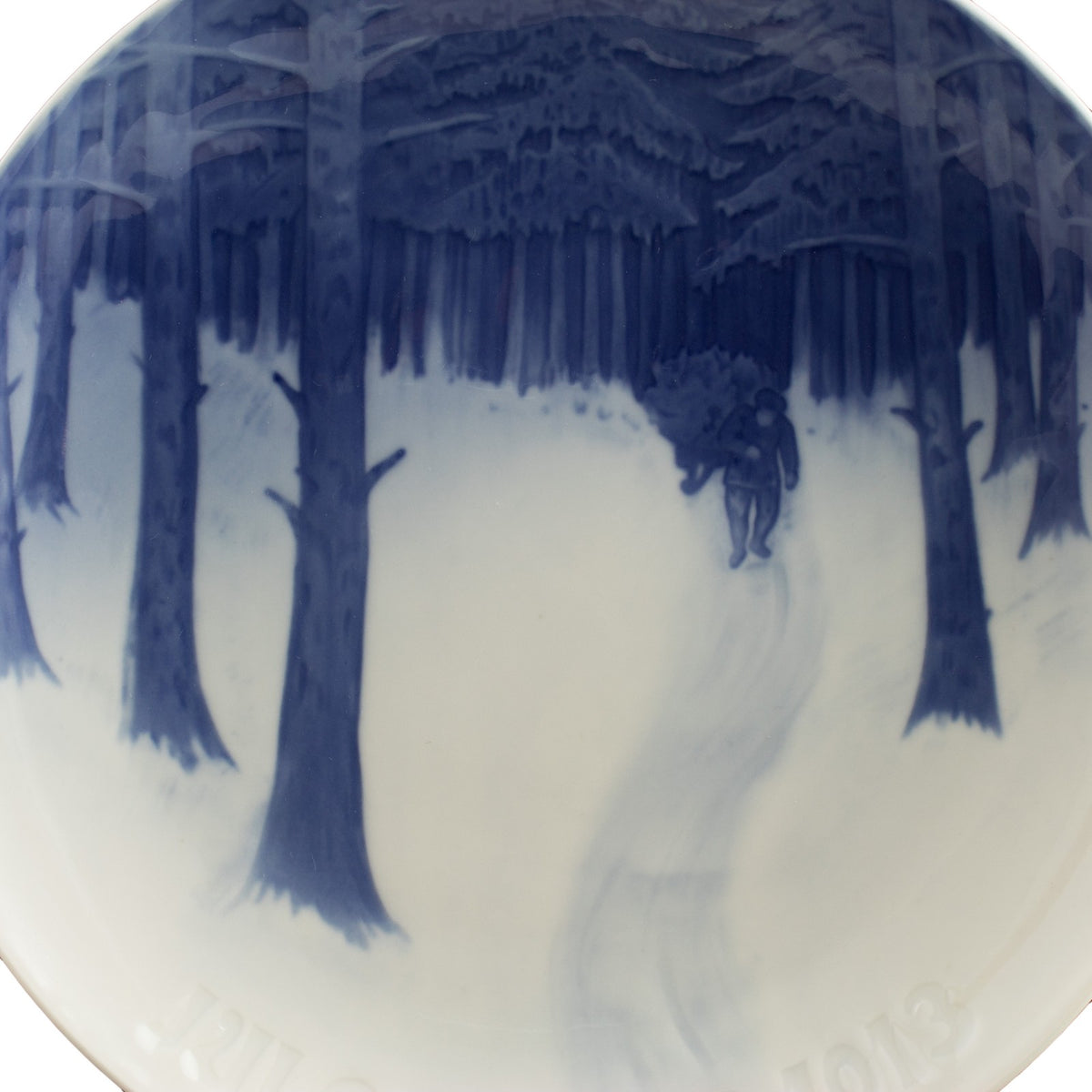 Royal Copenhagen Piatto di Natale Bing&Grondahl porcellana autentica, 18 cm