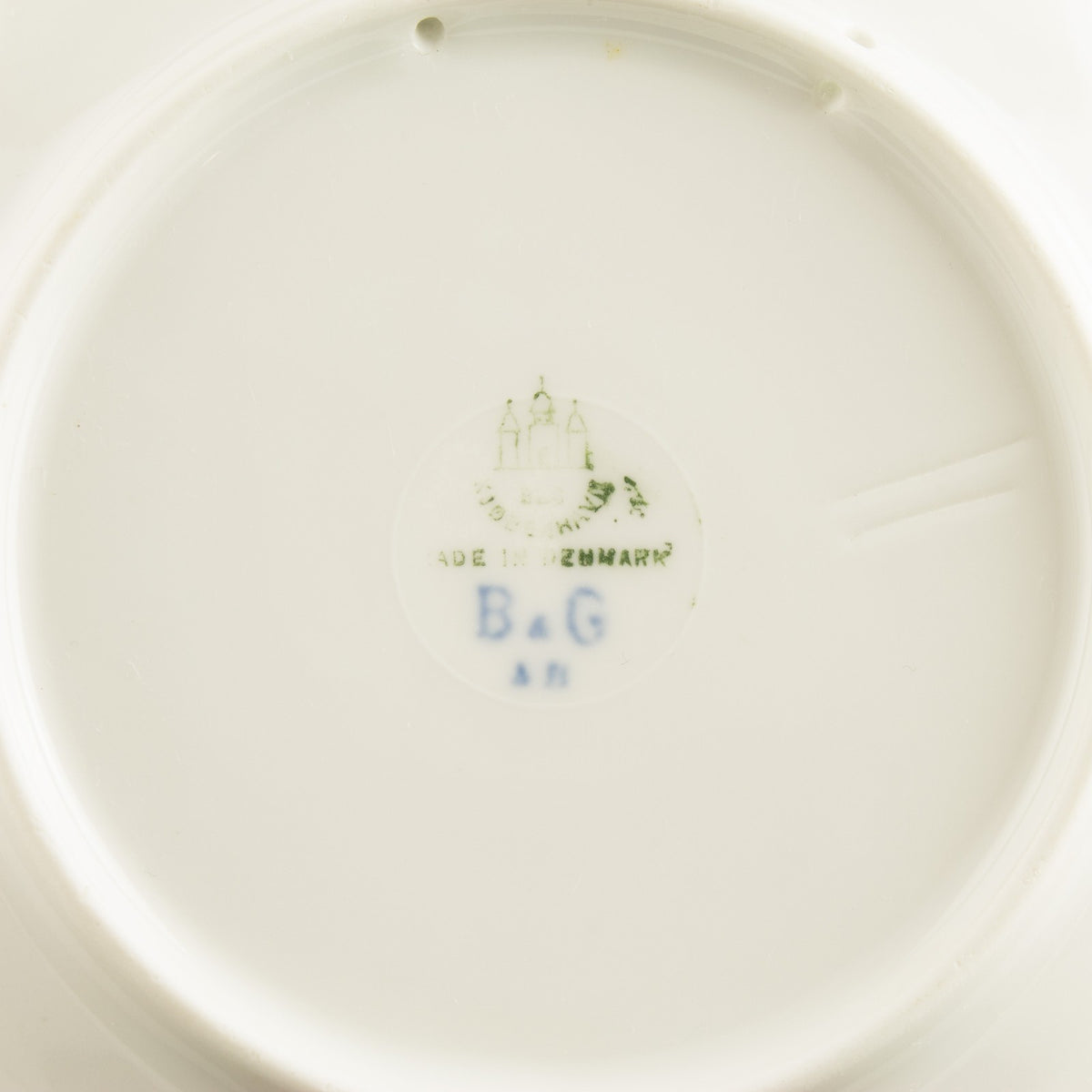 Royal Copenhagen Piatto di Natale porcellana pezzo da collezione, 1913, 18 cm