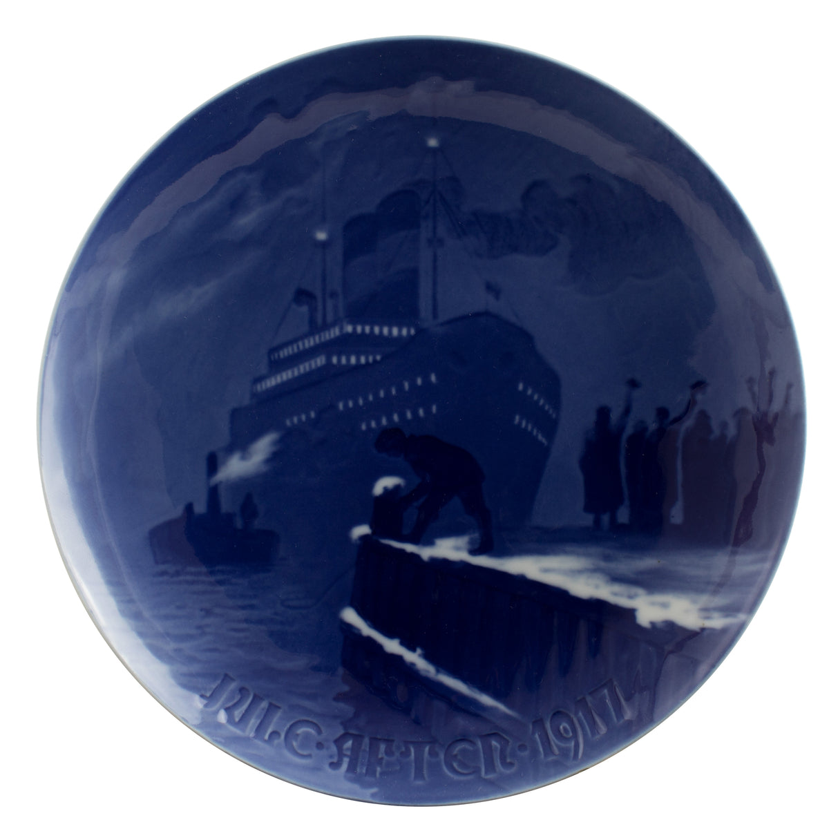 Bing&Grondahl Royal Copenhagen Piatto di Natale porcellana dipinta a mano, 18 cm