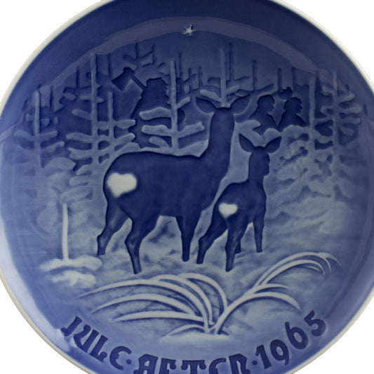 Royal Copenhagen Piatto di Natale Bing&Grondahl porcellana autentica, 18 cm