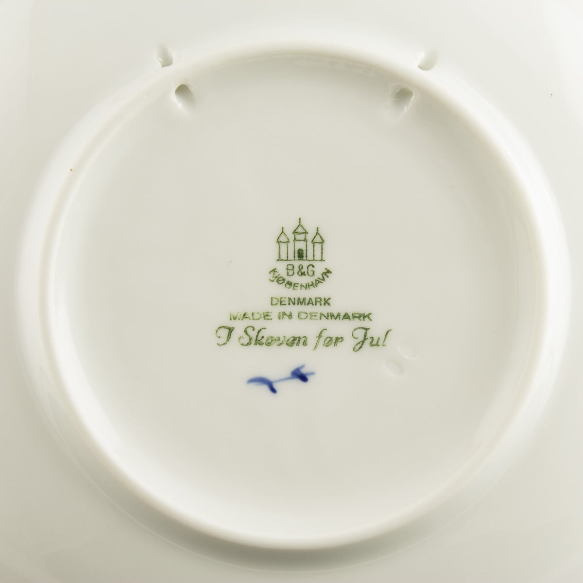 Royal Copenhagen Piatto di Natale porcellana pezzo da collezione, 1965, 18 cm