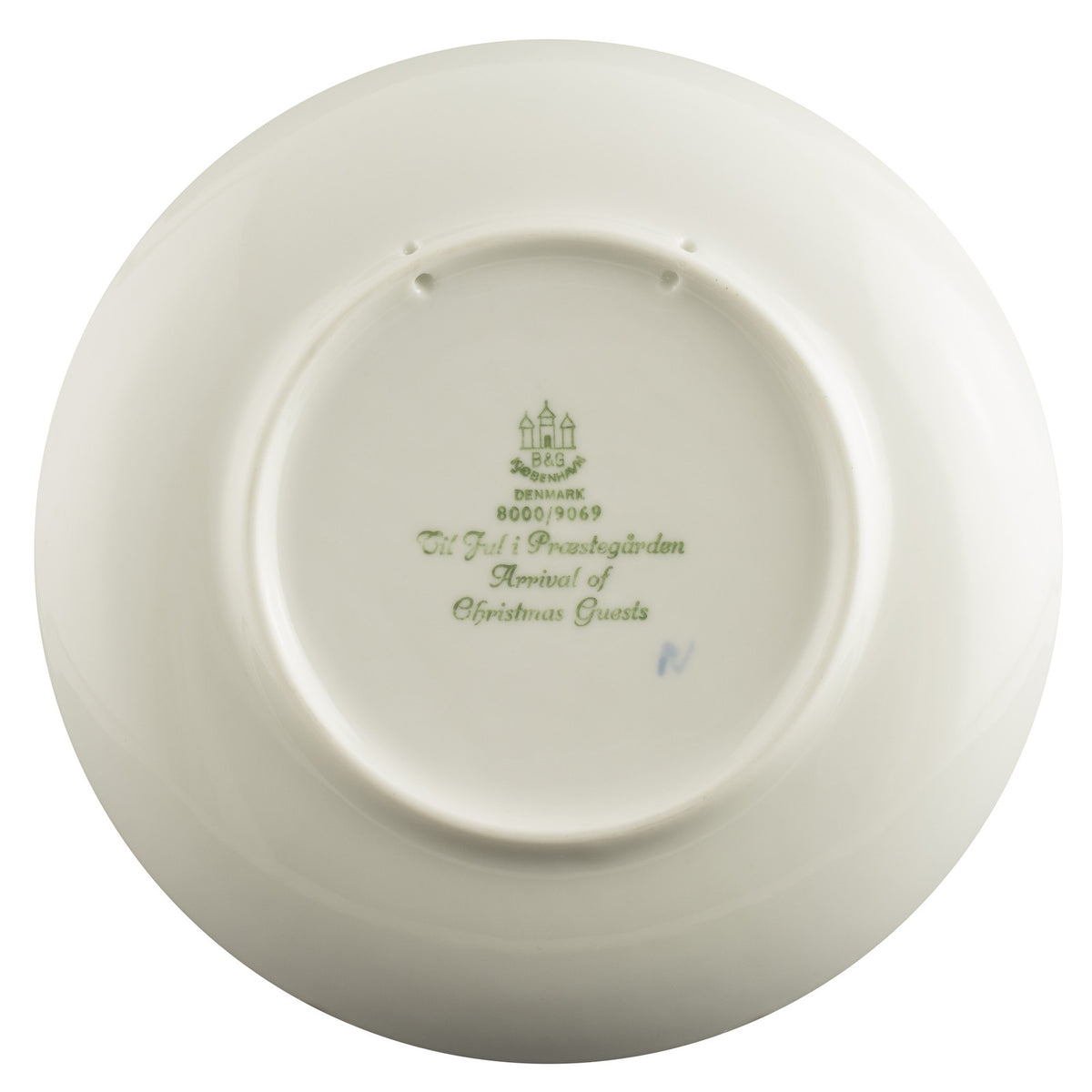Bing&Grondahl Royal Copenhagen Piatto di Natale decorazione porcellana da collezione, 18 cm