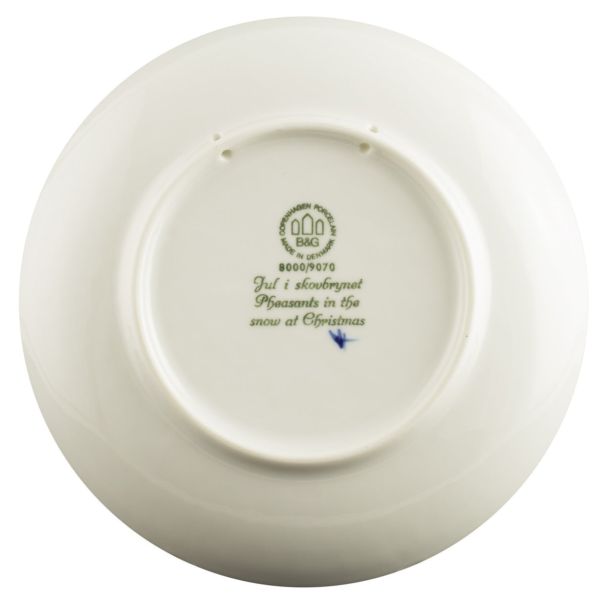 Bing&Grondahl Royal Copenhagen Piatto di Natale decorazione porcellana da collezione, 18 cm