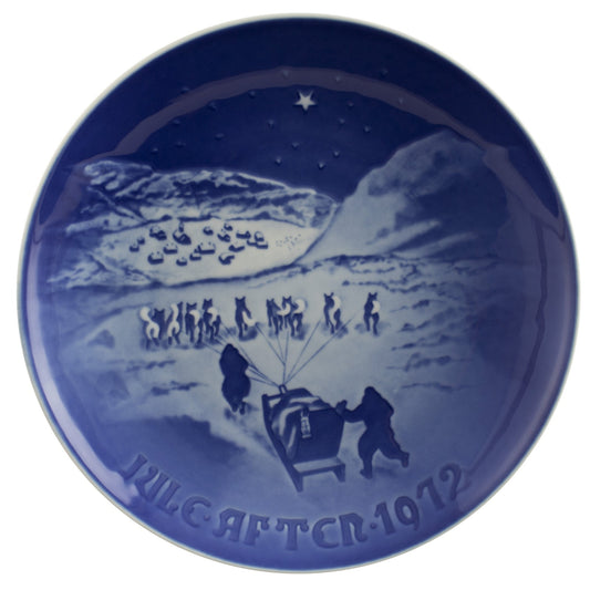 Bing&Grondahl Royal Copenhagen Piatto di Natale porcellana dipinta a mano, 18 cm