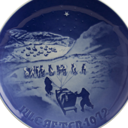 Royal Copenhagen Piatto di Natale Bing&Grondahl porcellana autentica, 18 cm