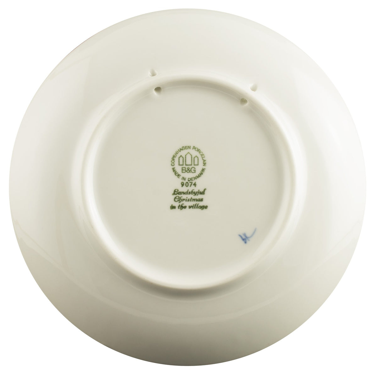 Bing&Grondahl Royal Copenhagen Piatto di Natale decorazione porcellana da collezione, 18 cm