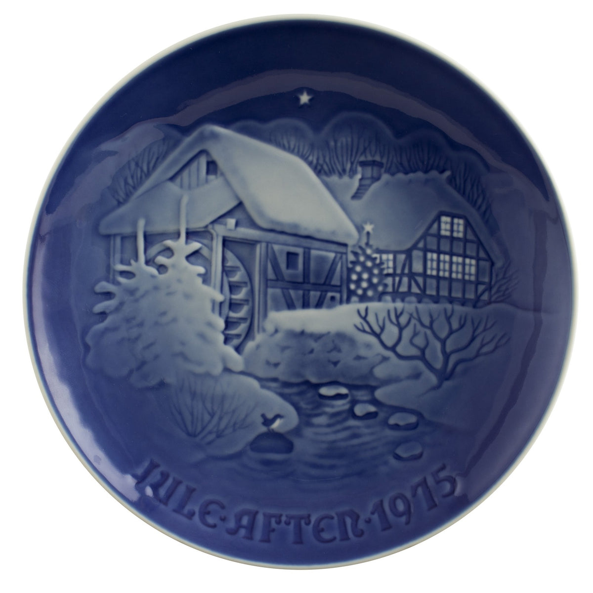 Bing&Grondahl Royal Copenhagen Piatto di Natale porcellana dipinta a mano, 18 cm
