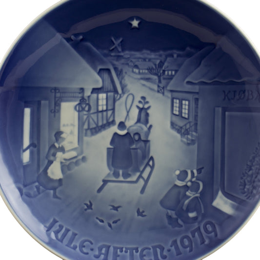 Royal Copenhagen Piatto di Natale Bing&Grondahl porcellana autentica, 18 cm