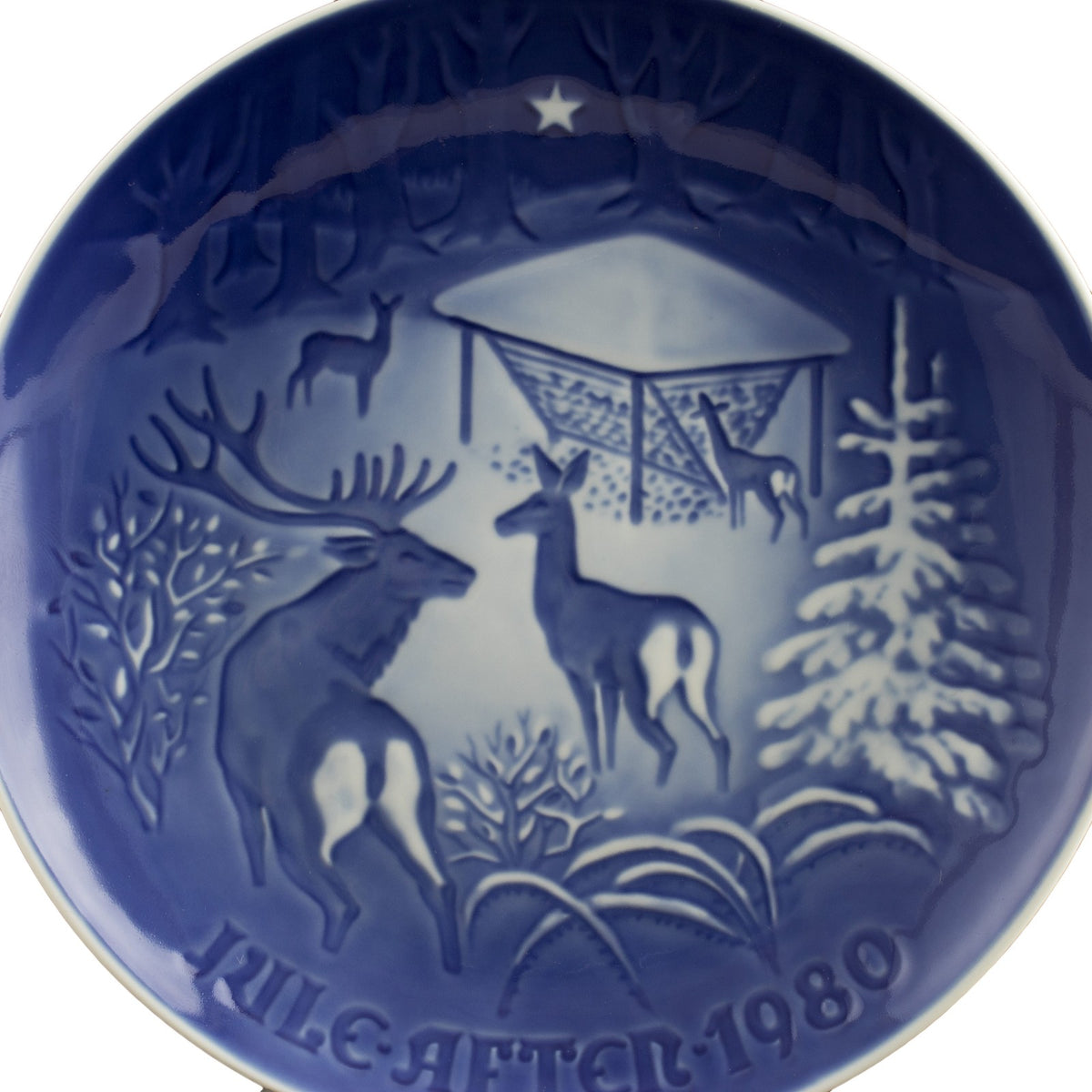 Royal Copenhagen Piatto di Natale Bing&Grondahl porcellana autentica, 18 cm