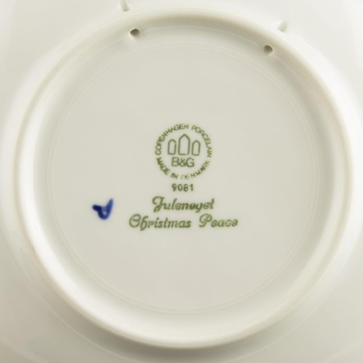 Royal Copenhagen Piatto di Natale porcellana pezzo da collezione, 1981, 18 cm