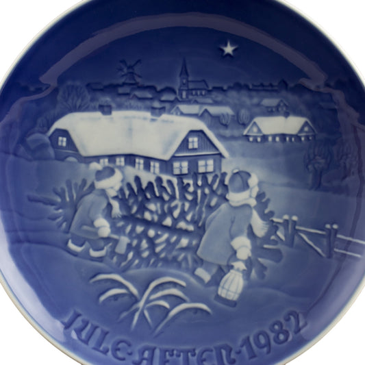 Royal Copenhagen Piatto di Natale Bing&Grondahl porcellana autentica, 18 cm