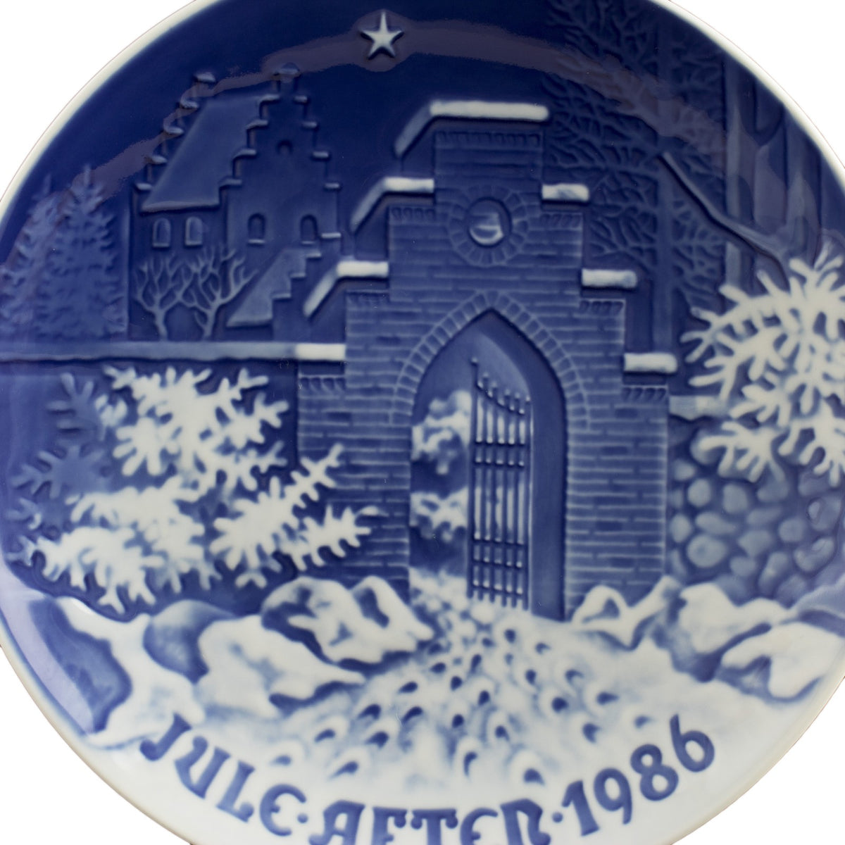 Royal Copenhagen Piatto di Natale Bing&Grondahl porcellana autentica, 18 cm