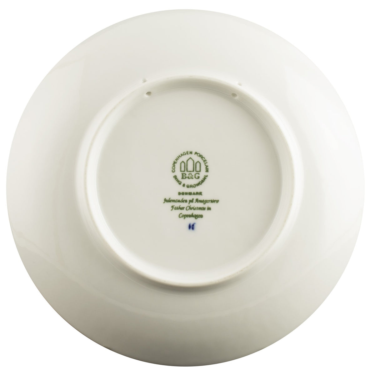 Royal Copenhagen Piatto di Natale Bing&Grondahl porcellana autentica, 18 cm