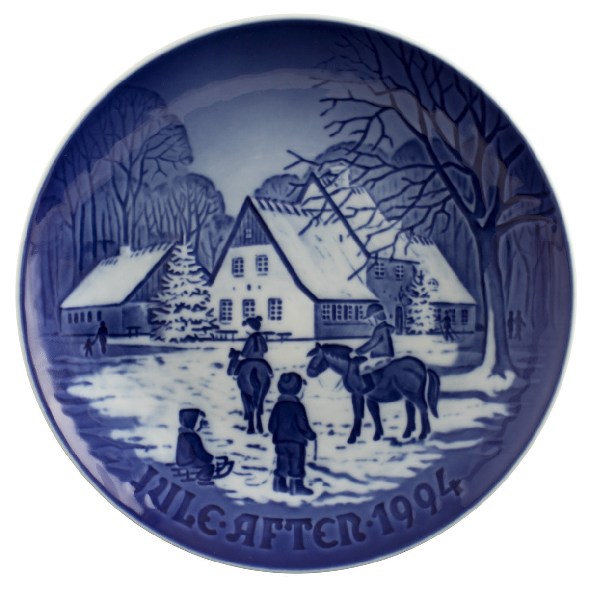 Bing&Grondahl Royal Copenhagen Piatto di Natale porcellana dipinta a mano, 18 cm