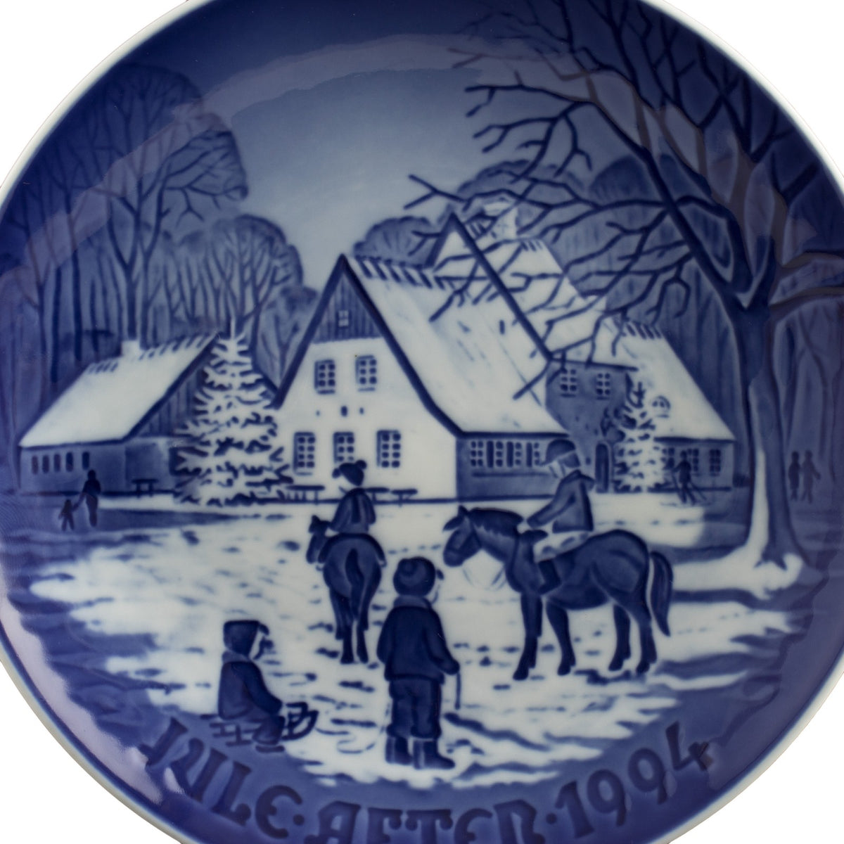 Royal Copenhagen Piatto di Natale Bing&Grondahl porcellana autentica, 18 cm