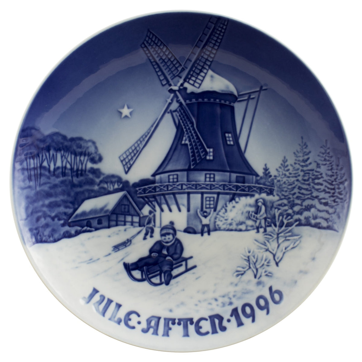 Bing&Grondahl Royal Copenhagen Piatto di Natale porcellana dipinta a mano, 18 cm
