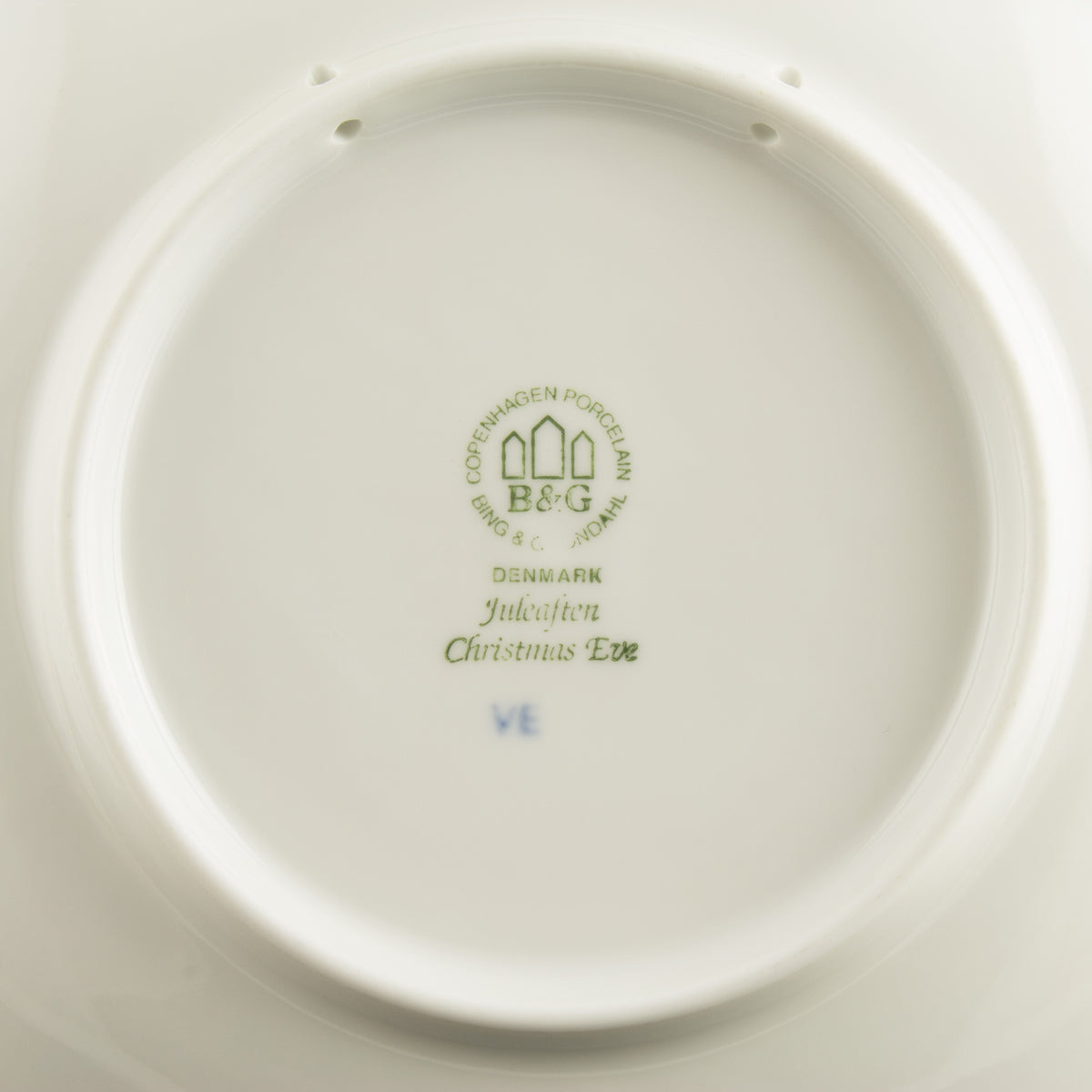 Royal Copenhagen Piatto di Natale porcellana pezzo da collezione, 2002, 18 cm