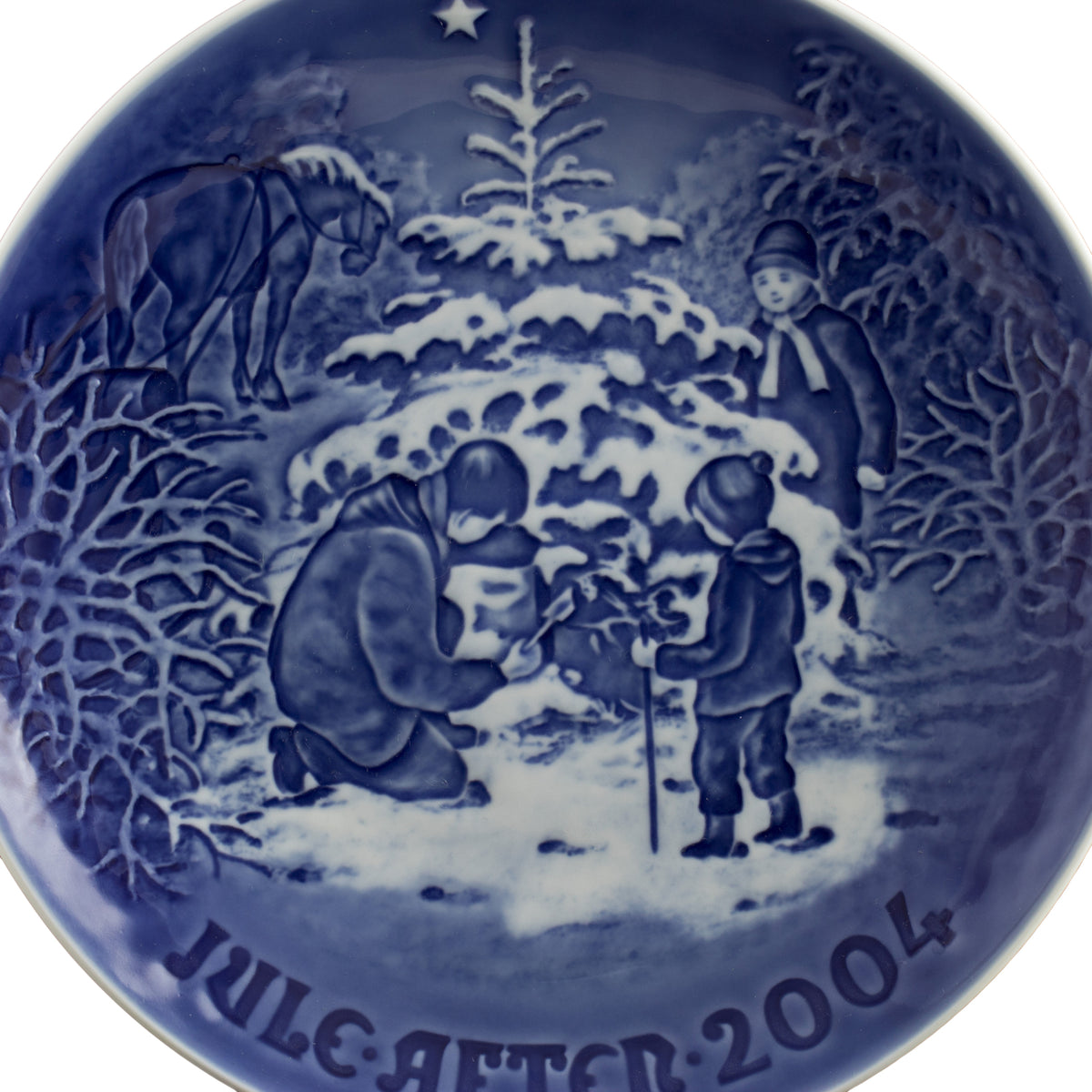 Royal Copenhagen Piatto di Natale Bing&Grondahl porcellana autentica, 18 cm
