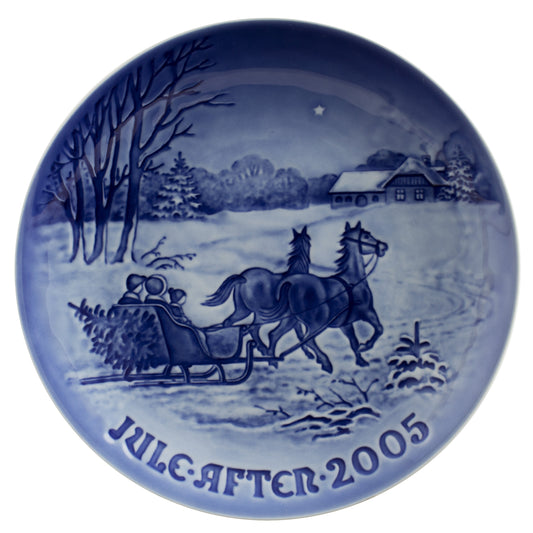Bing&Grondahl Royal Copenhagen Piatto di Natale porcellana dipinta a mano, 18 cm
