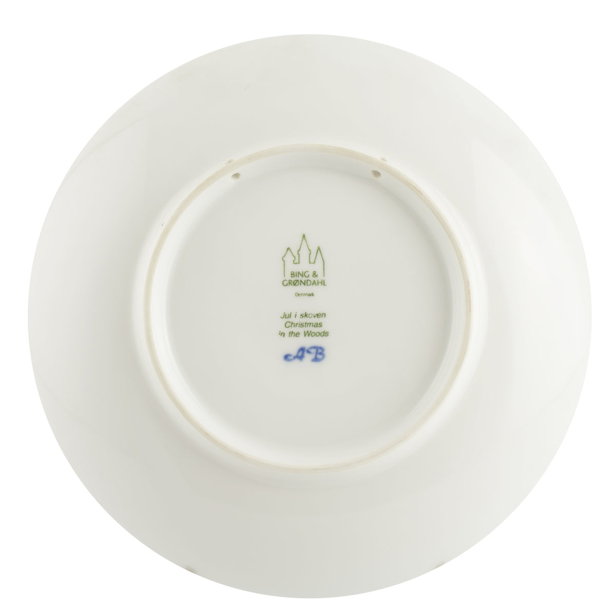 Bing&Grondahl Royal Copenhagen Piatto di Natale decorazione porcellana da collezione, 18 cm