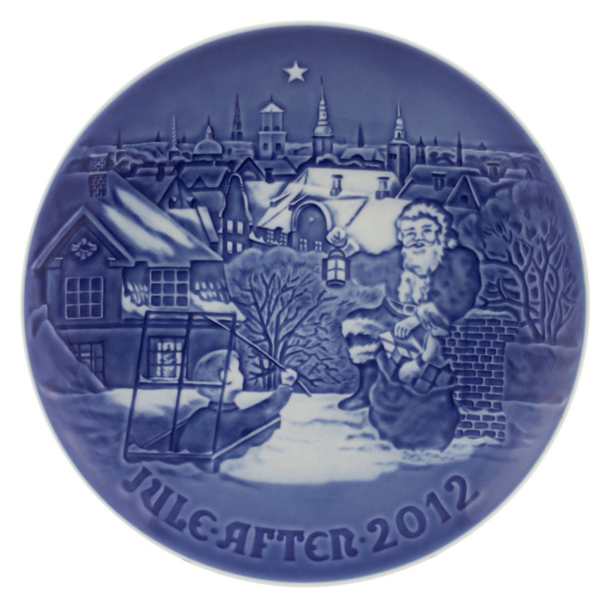 Bing&Grondahl Royal Copenhagen Piatto di Natale porcellana dipinta a mano, 18 cm