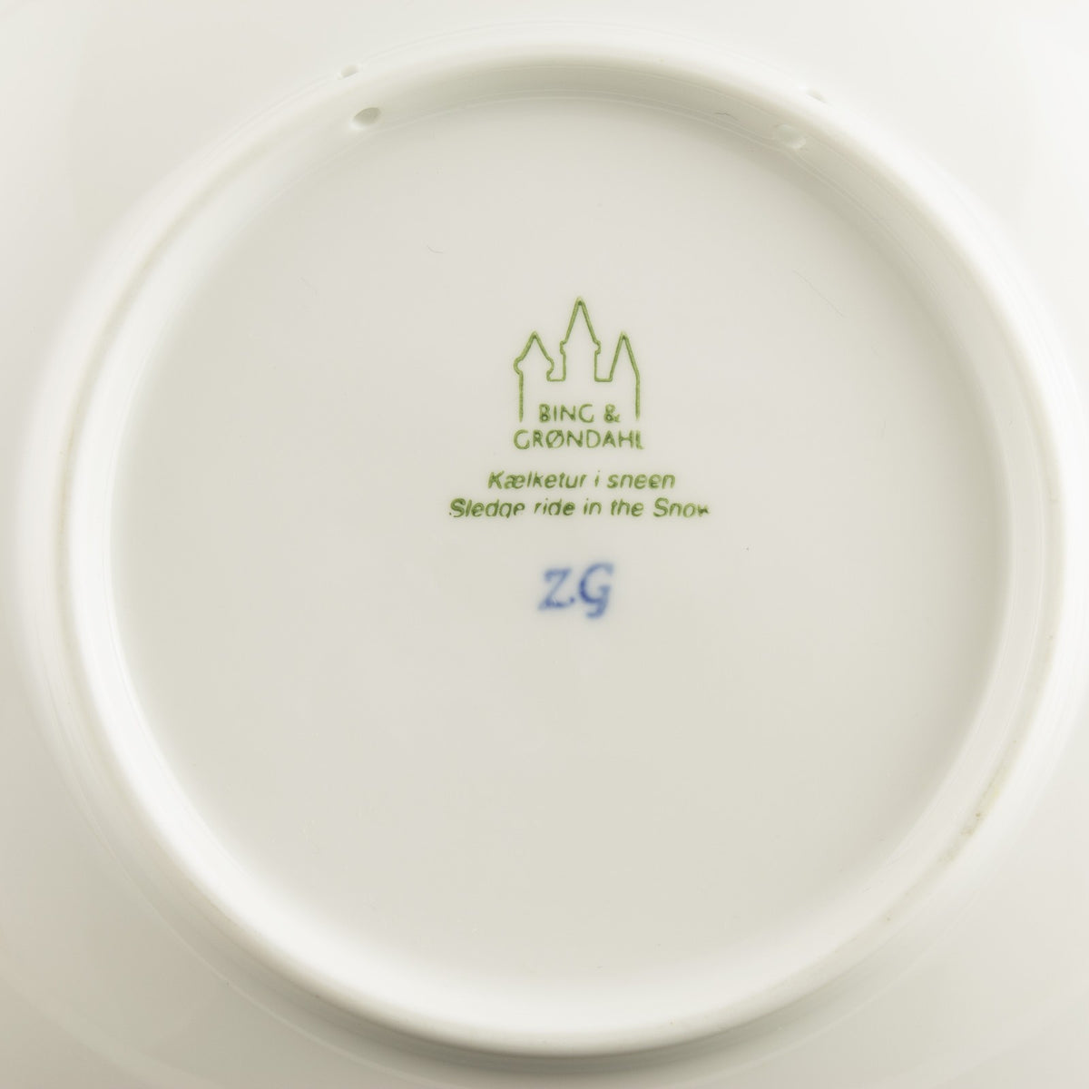 Bing&Grondahl Royal Copenhagen Piatto di Natale decorazione porcellana da collezione, 18 cm