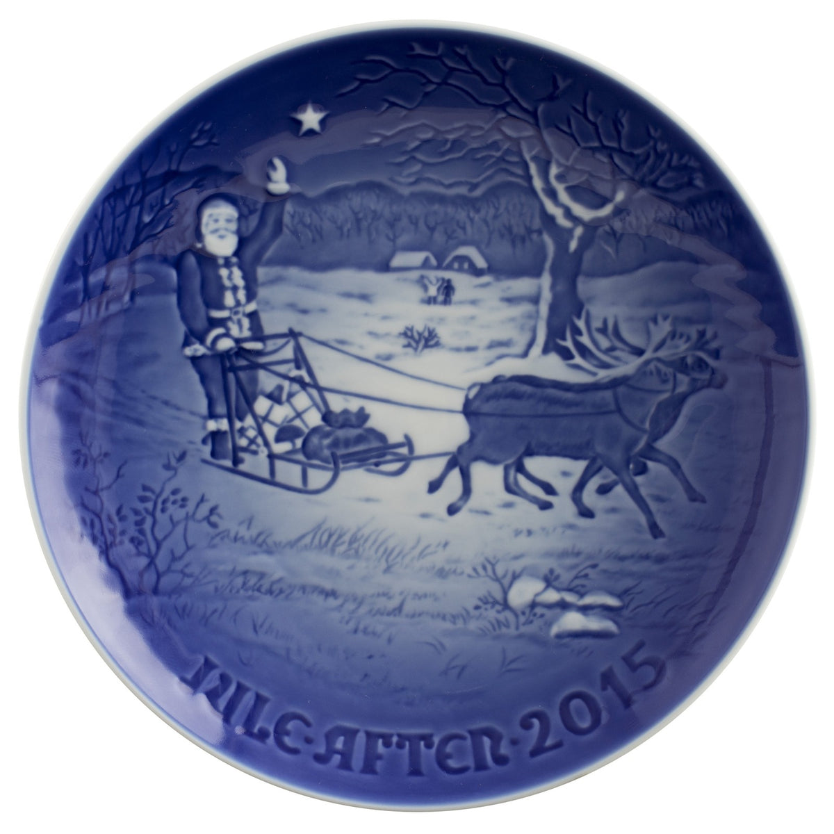 Bing&Grondahl Royal Copenhagen Piatto di Natale porcellana dipinta a mano, 18 cm