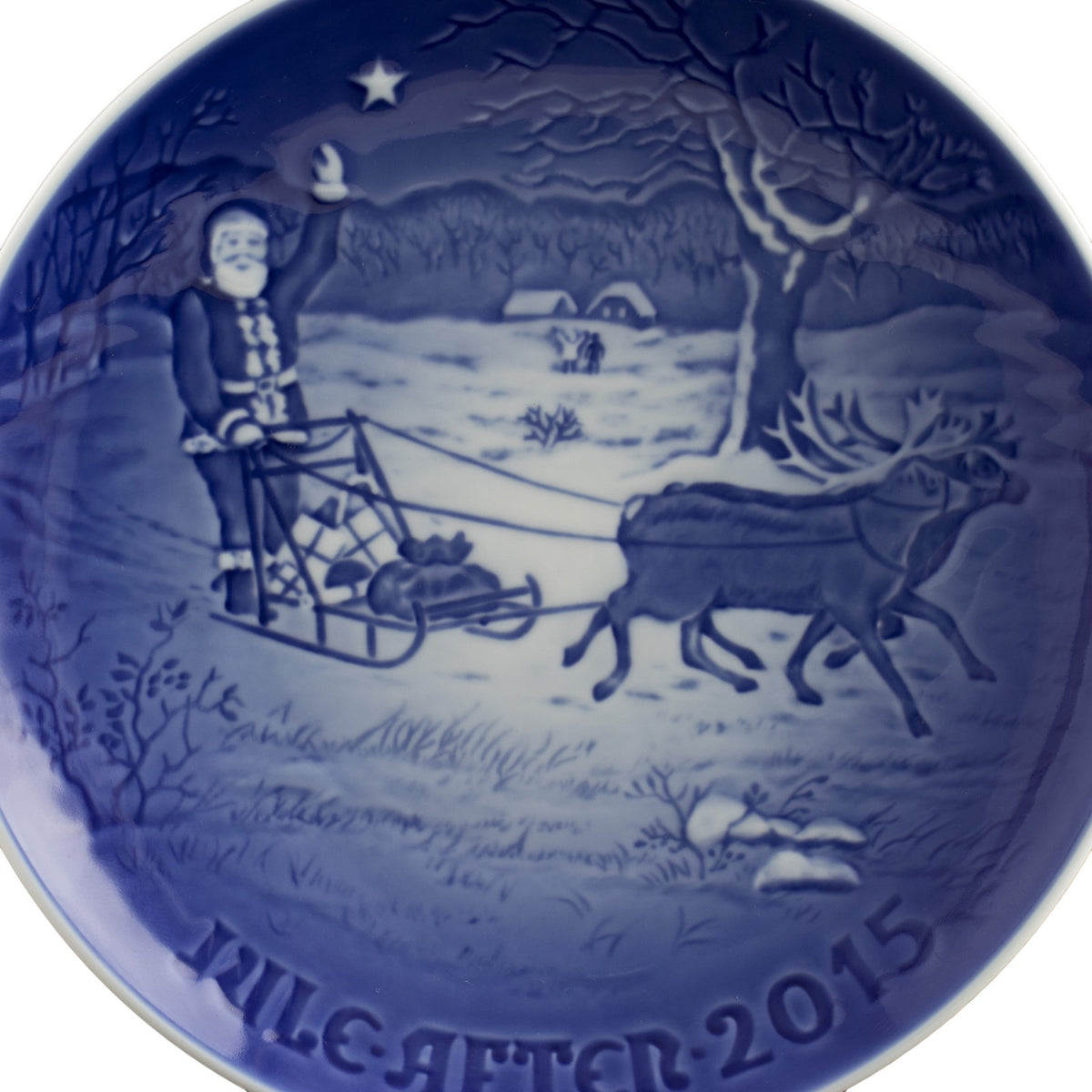 Royal Copenhagen Piatto di Natale Bing&Grondahl porcellana autentica, 18 cm