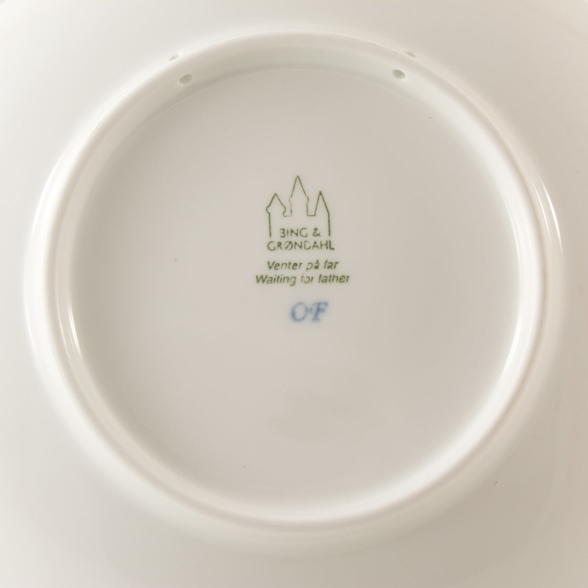 Bing&Grondahl porcellana Royal Copenhagen Piatto di Natale d'antiquariato, 18 cm