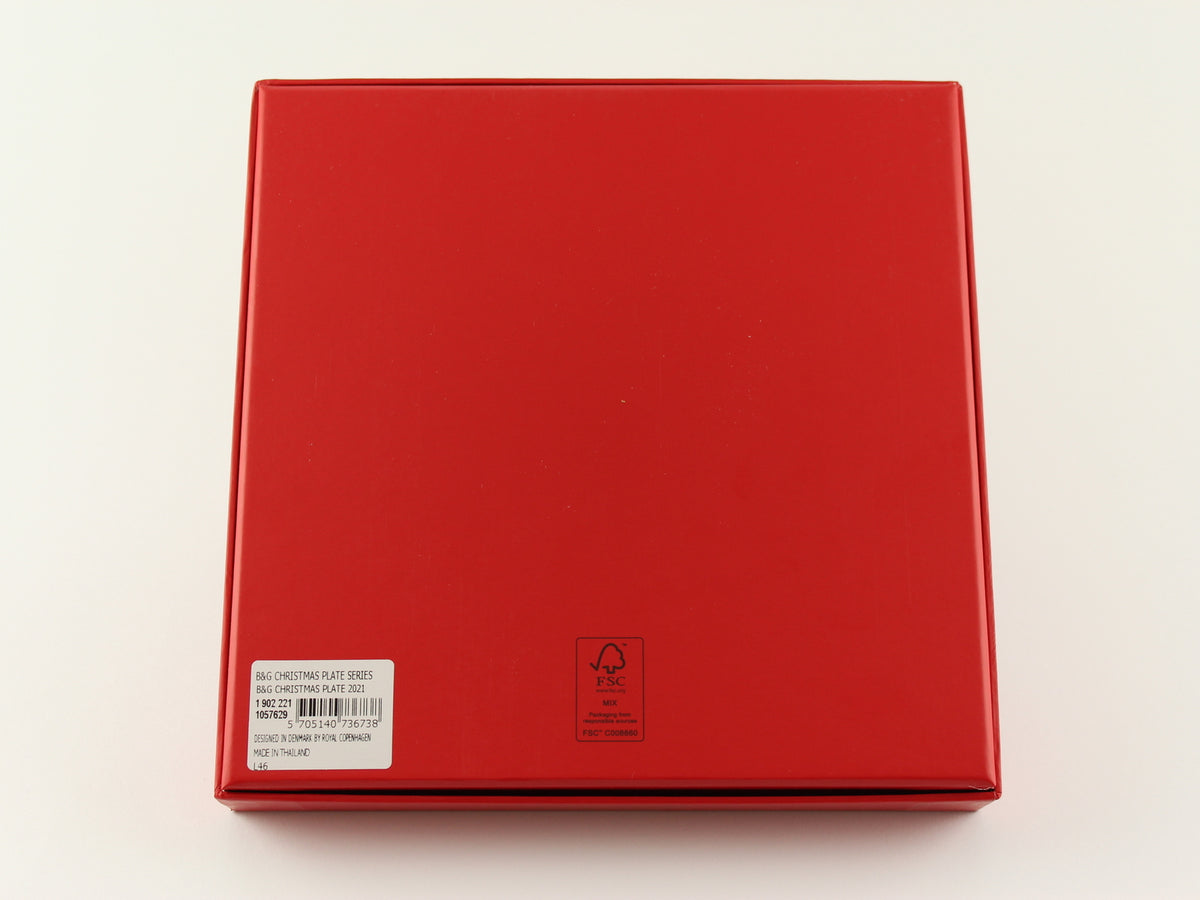 Royal Copenhagen Piatto di Natale porcellana pezzo raro da collezione, 2021, 18 cm