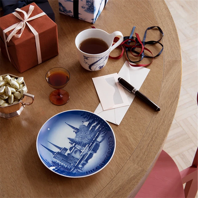 Bing&Grondahl Royal Copenhagen Piatto di Natale decorazione porcellana da collezione, 18 cm