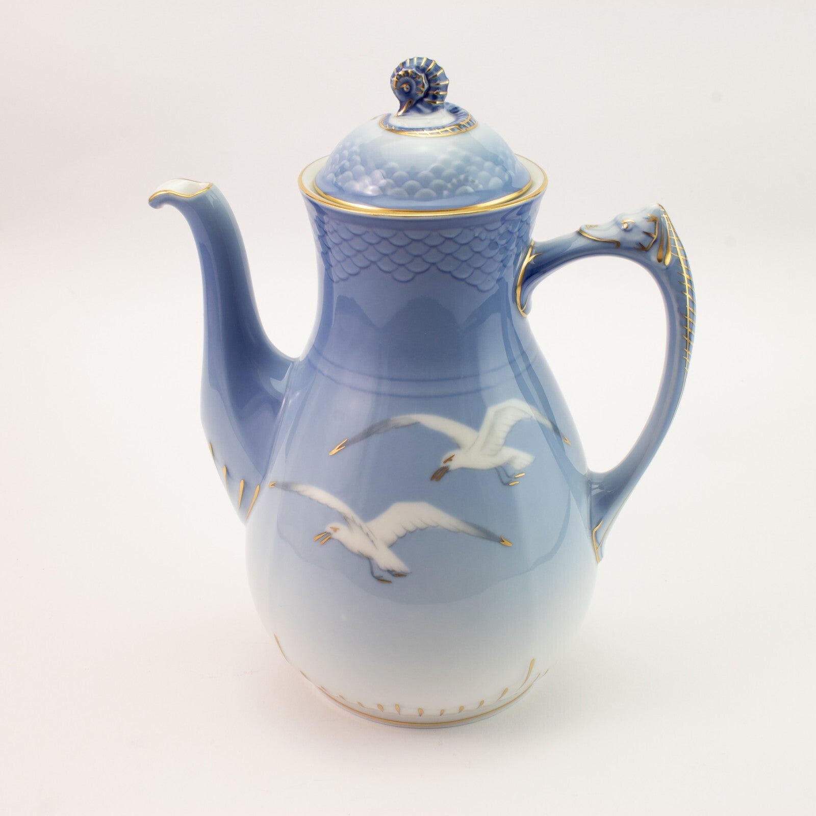 Servizio Gabbiani Caffettiera porcellana pezzo da collezione, 24cm #1