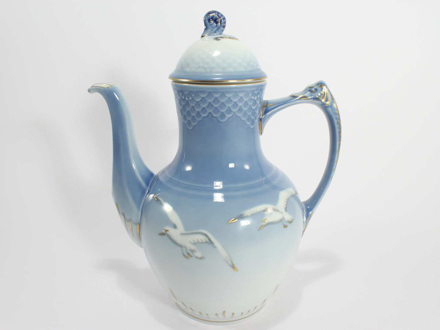 Bing&Grondahl Servizio Gabbiani Caffettiera decorazione porcellana da collezione, 24cm #2