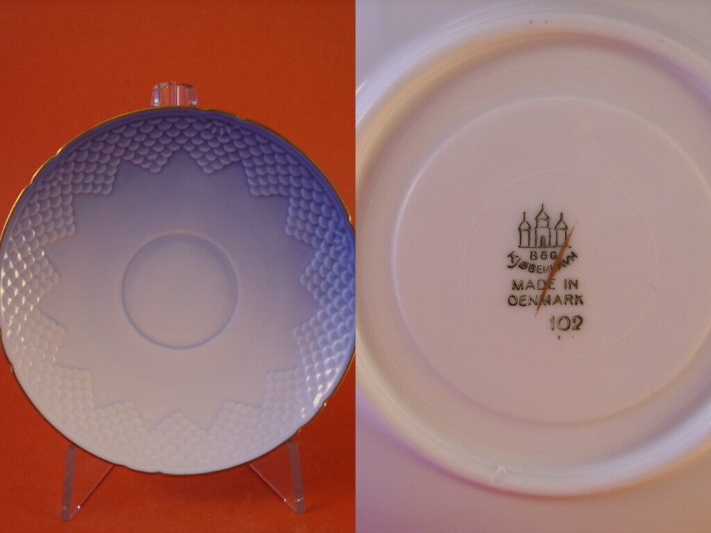 Bing&Grondahl Servizio Gabbiani Piattino per tazza da caffè Ø decorazione porcellana da collezione, 13cm
