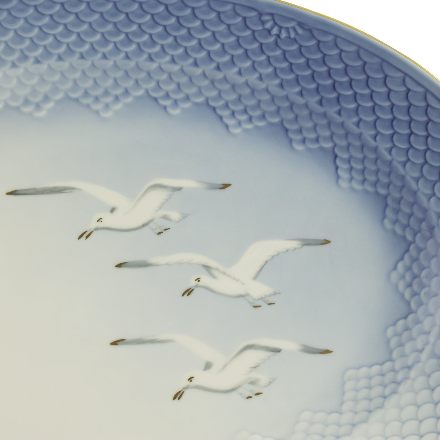 Servizio Gabbiani Piatto da portata ovale Bing&Grondahl porcellana autentica, 40cm